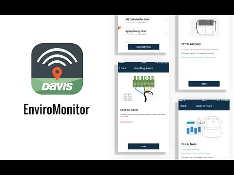 EnviroMonitor field montoring system app overview