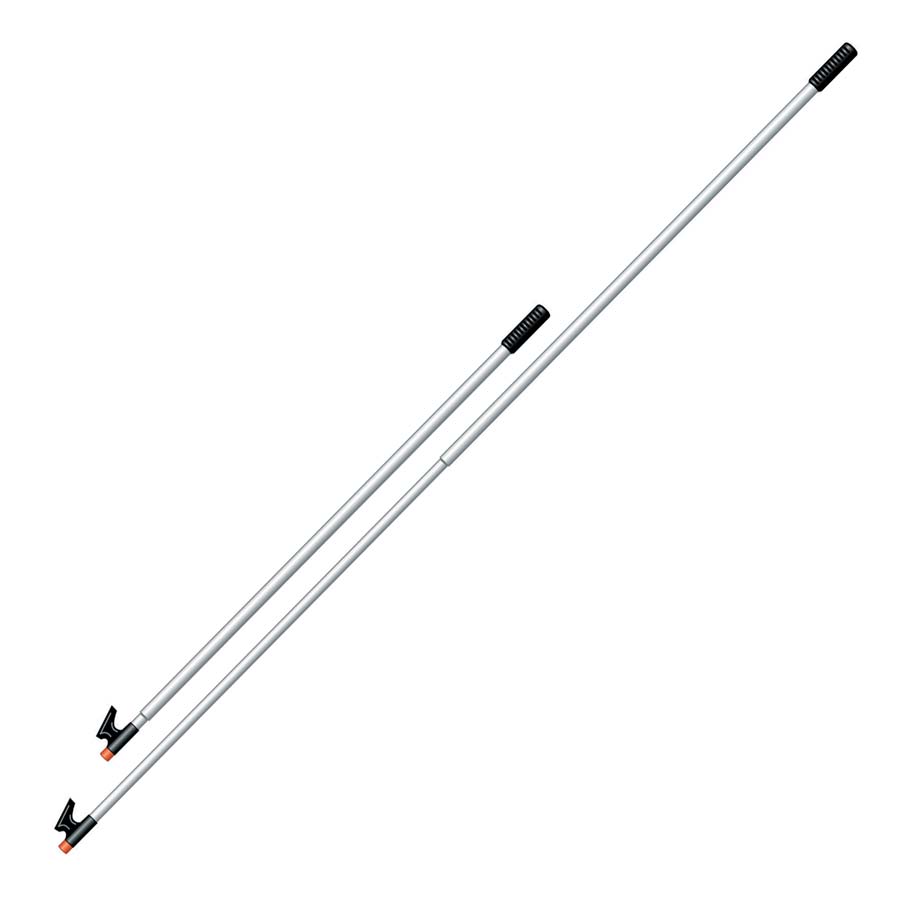 Telescoping 2-section Boat Hook, 53 in. to 8 ft. long (140 to 240 cm) - SKU 4122