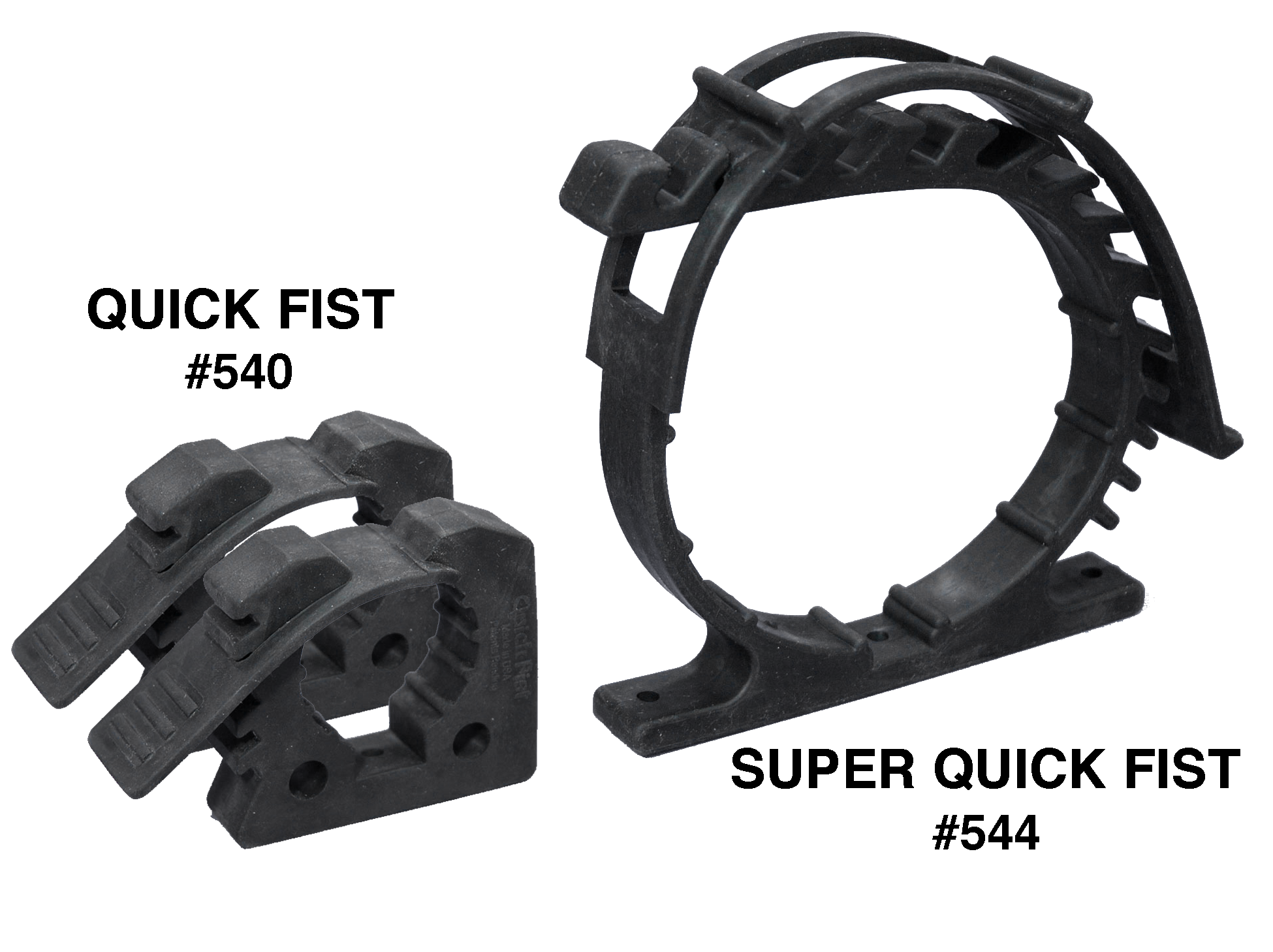 Quick Fist One piece Rubber clamp