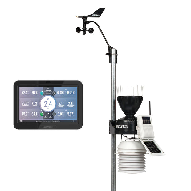 Wireless Vantage Pro2 with 24-Hour Fan-Aspirated Radiation Shield and WeatherLink Console - SKU 6253, 6253M