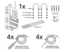 Davis Complete Wireless Soil Moisture/Temperature Station components