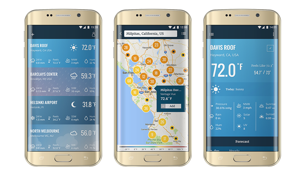 WeatherLink Android app